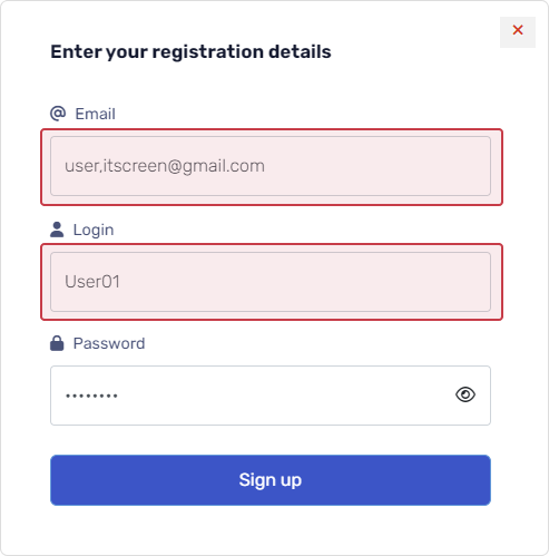 Create a new account Create a new account